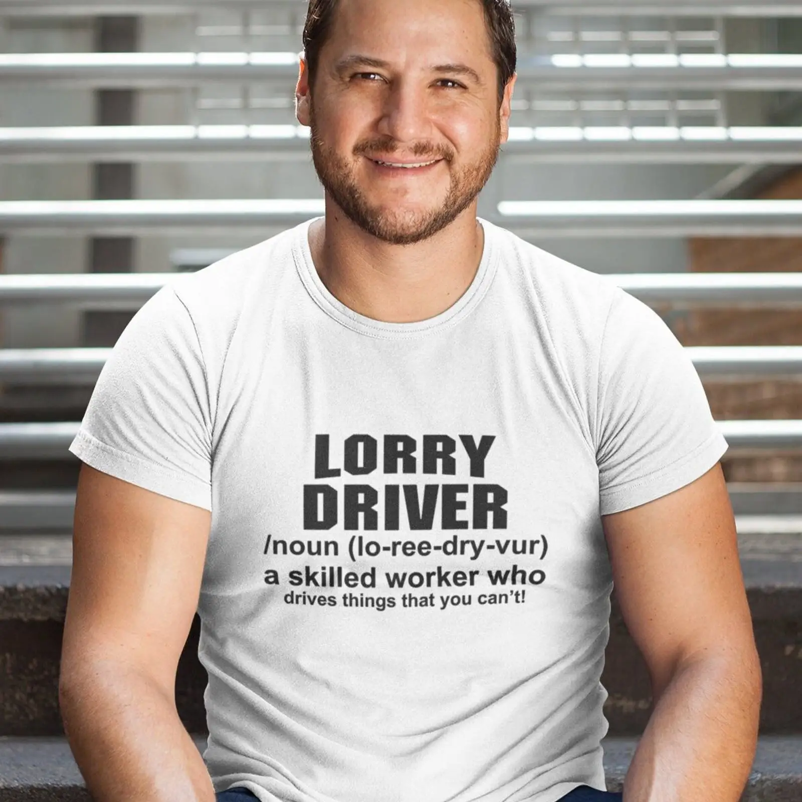 Vintage Fashion Definition - Maglietta con scritta 'Lorry Driver Definition',