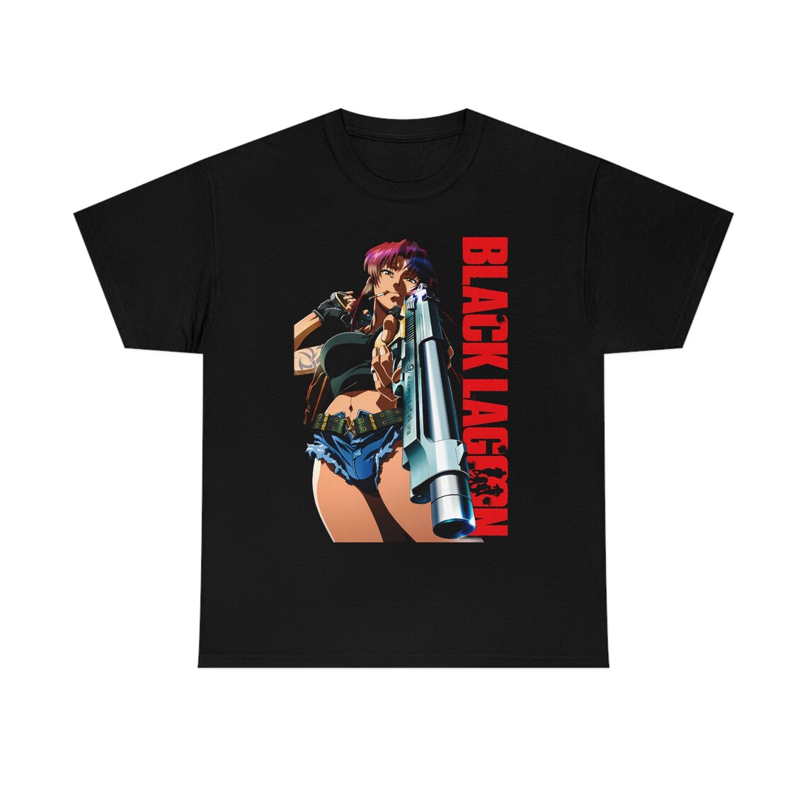 Vintage Fashion Eu - T-shirt Anime Giapponese Black Lagoon 2026
