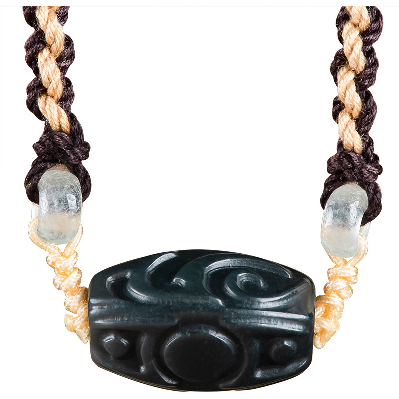 Usa Vintage Fashion - Collana con Ciondolo in Giada di