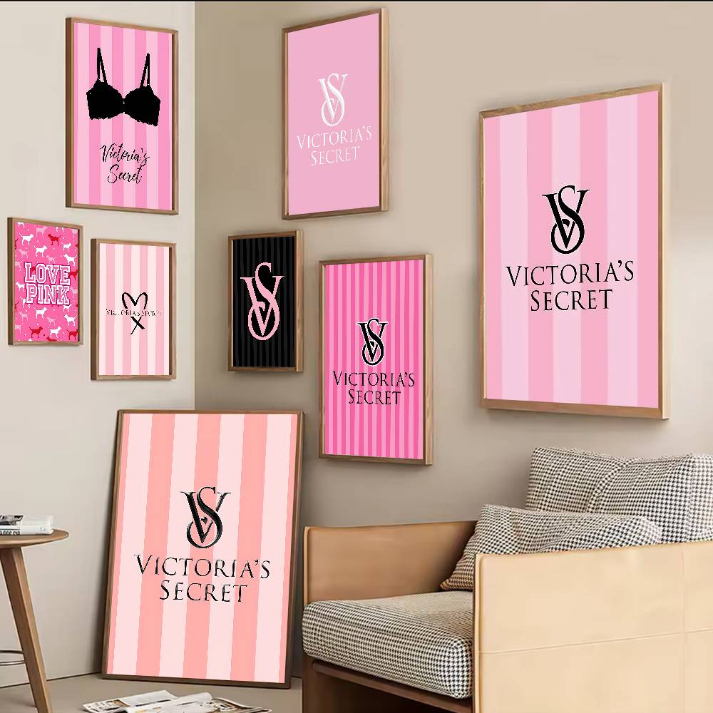 Vintage Fashion Illustrations - V-Victorias-Fashion-S-Secret Poster vintage, stampe su carta