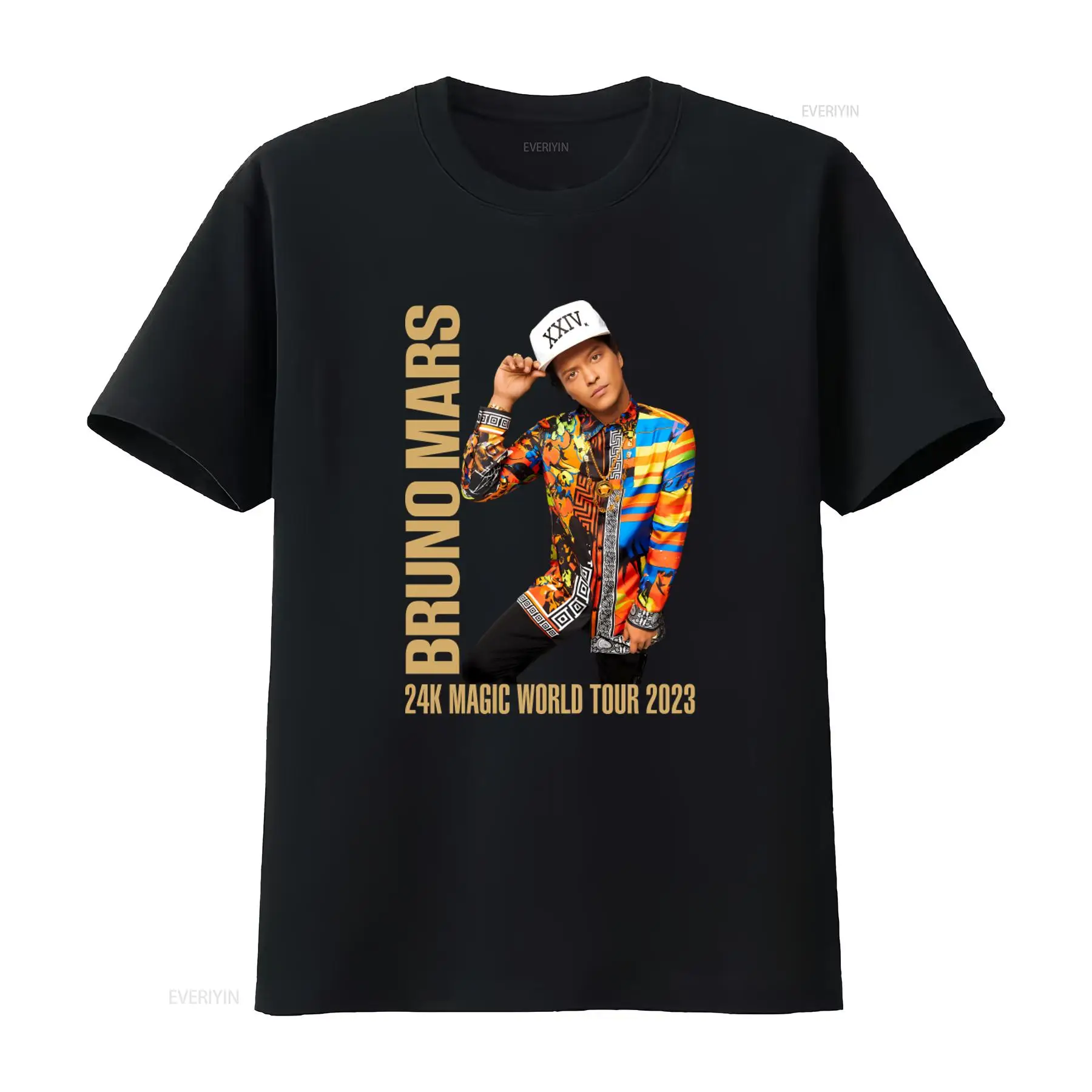 Vintage Fashion Las Vegas - Maglietta Merch Bruno Mars 2023 24K