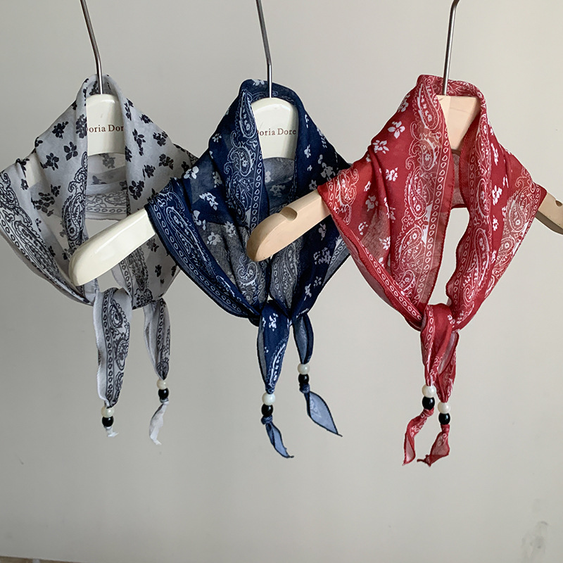 Vintage Fashion Hong Kong - Sciarpa Versatile in Stile Retrò di