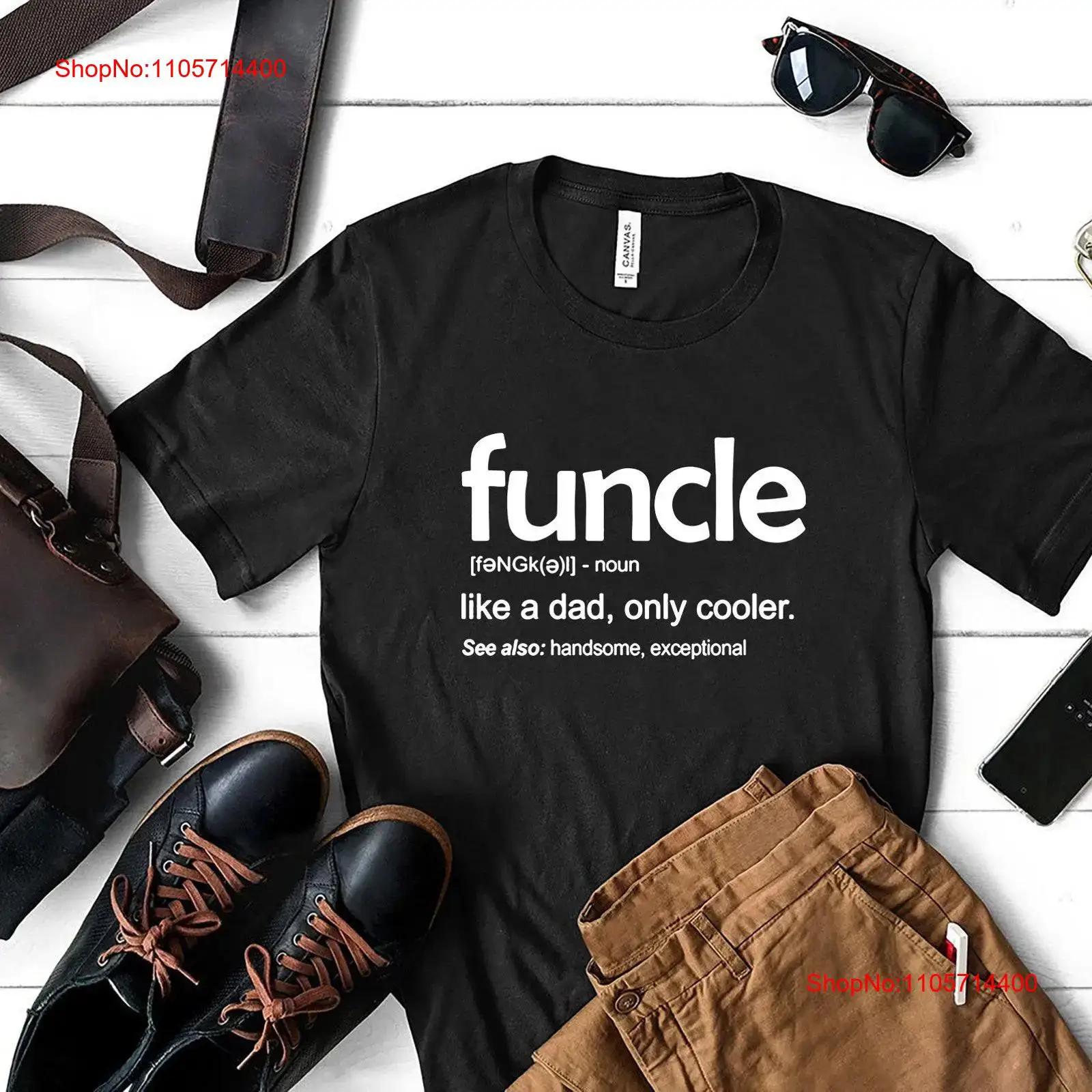 Vintage Fashion Definition - Maglietta Funcle con definizione di zio,
