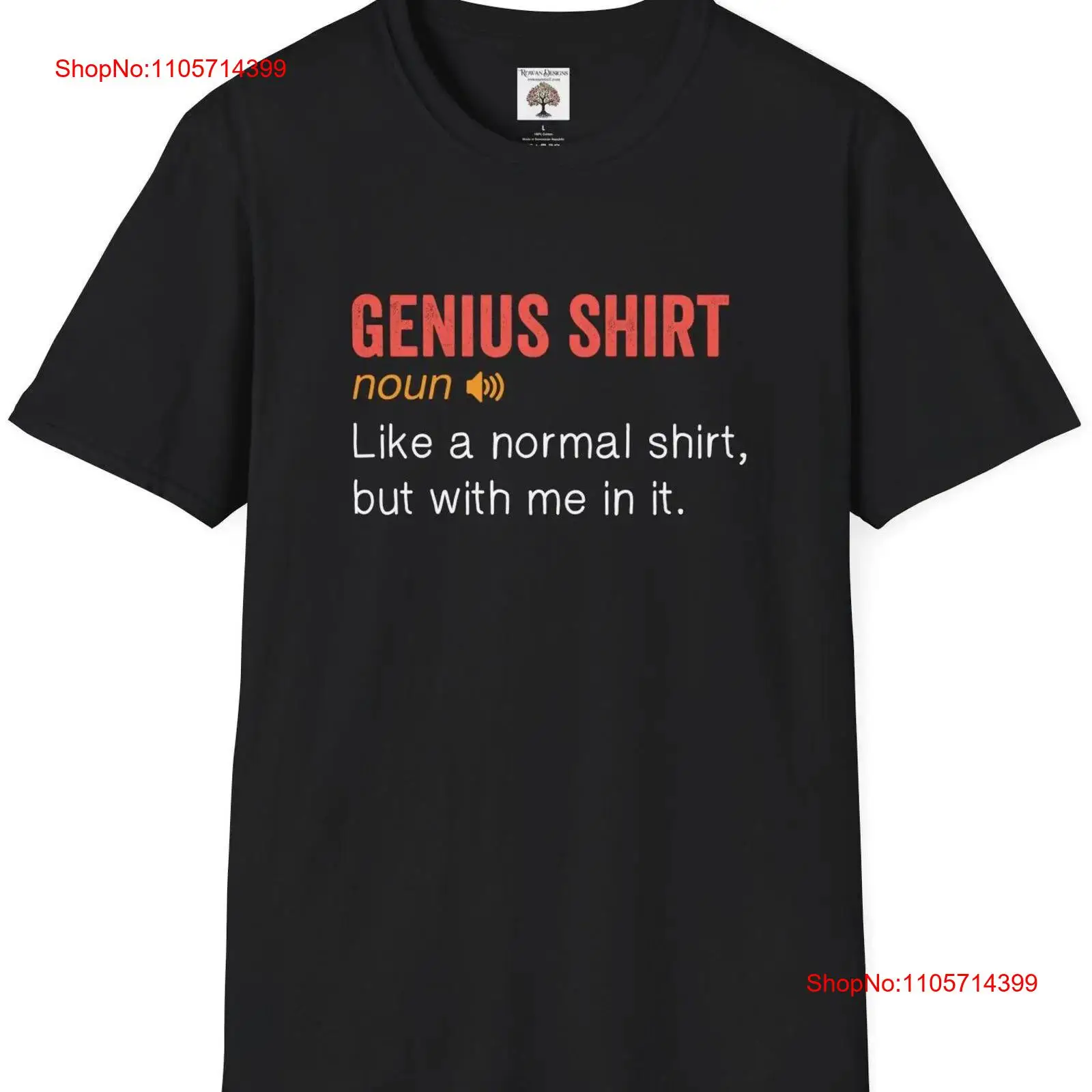 Vintage Fashion Definition - T-shirt Genius Softstyle Divertente Nero o