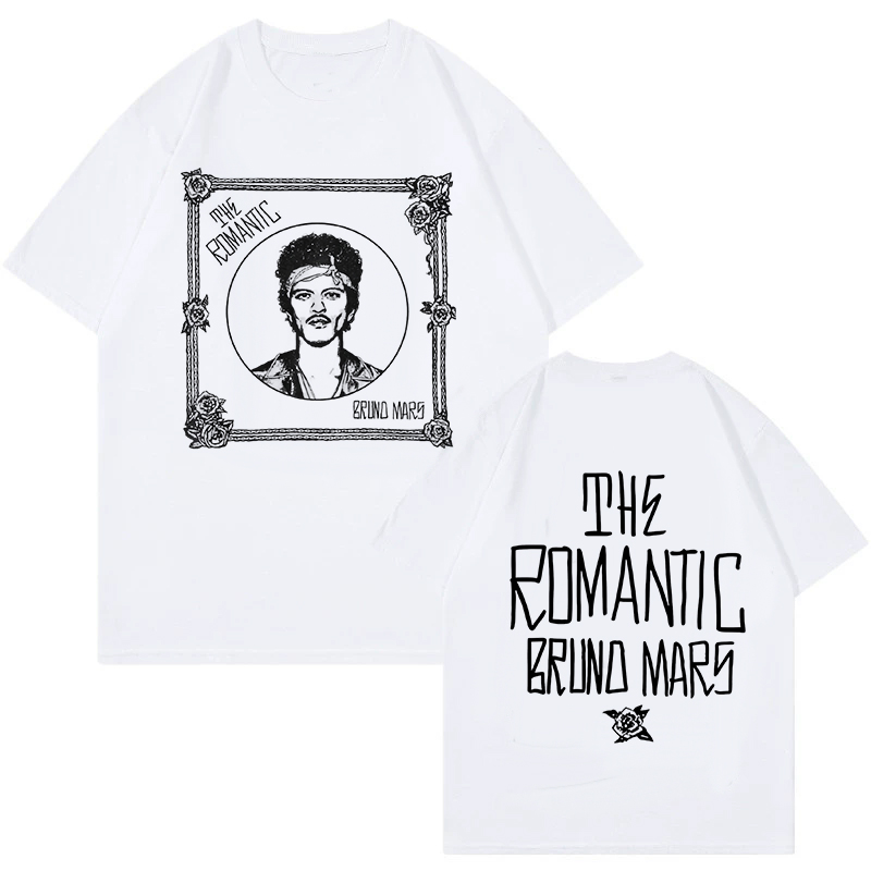 Vintage Fashion Eu - T-shirt Vintage con Stampa Bruno Mars