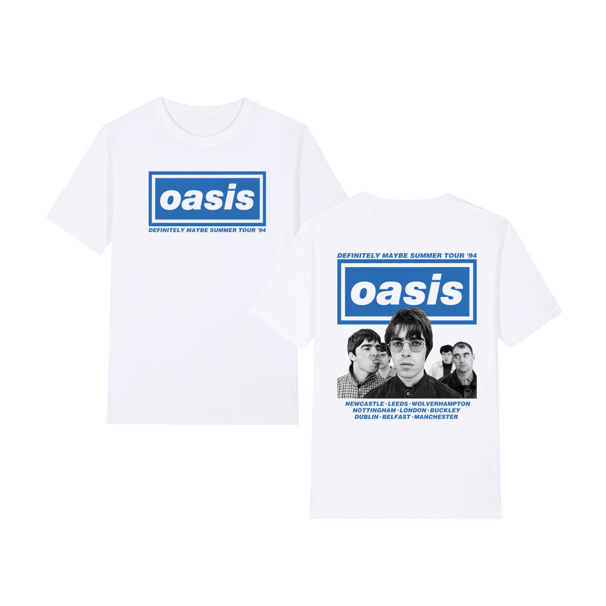 Vintage Fashion Definition - sicuramente forse Oasi Band Logo T-shirt