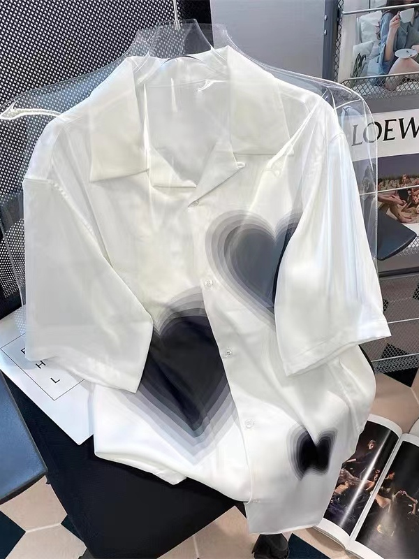 Vintage Fashion Hong Kong - Camicia da donna allentata a forma