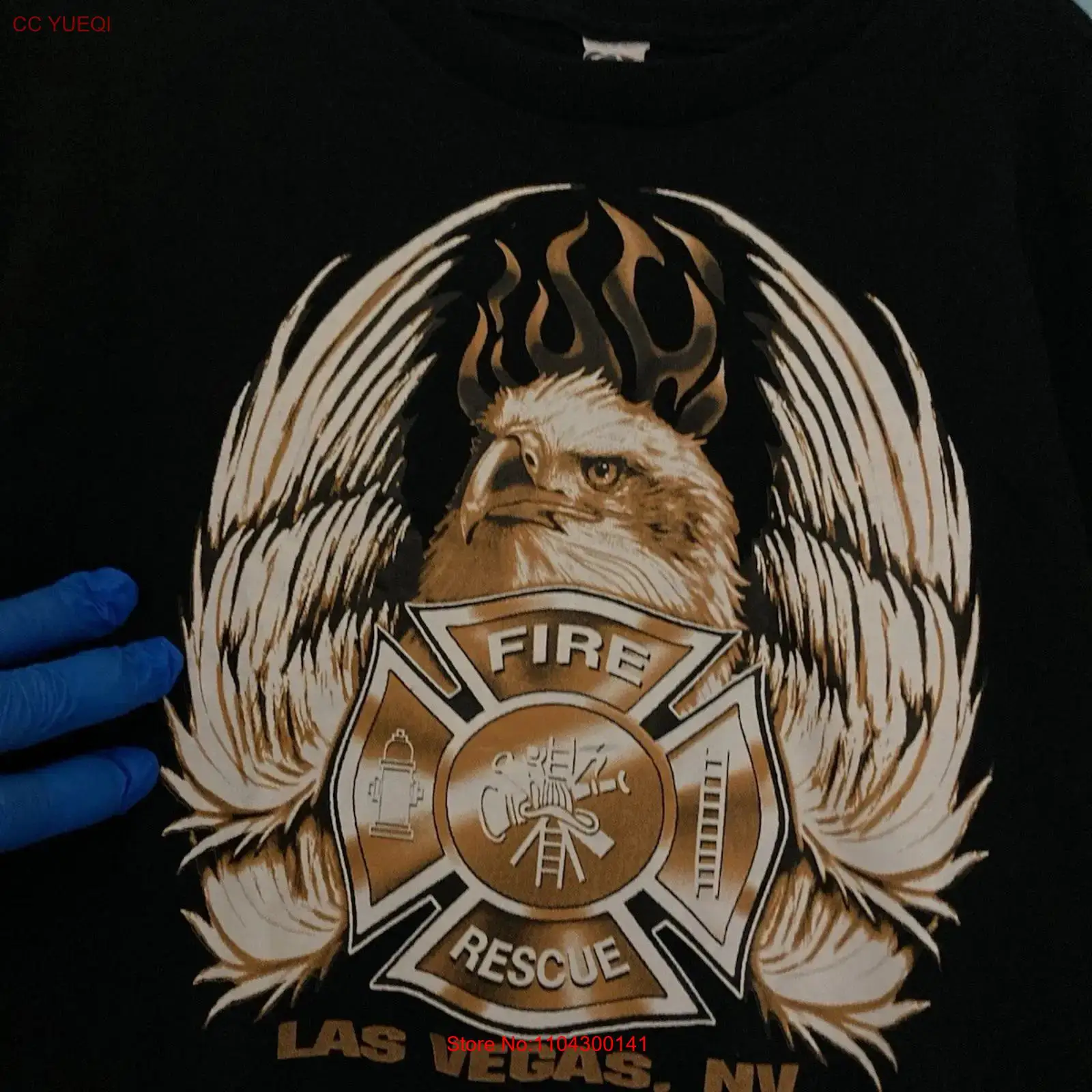 Vintage Fashion Las Vegas - Maglietta LAS VEGAS FIRE RESCUE XL