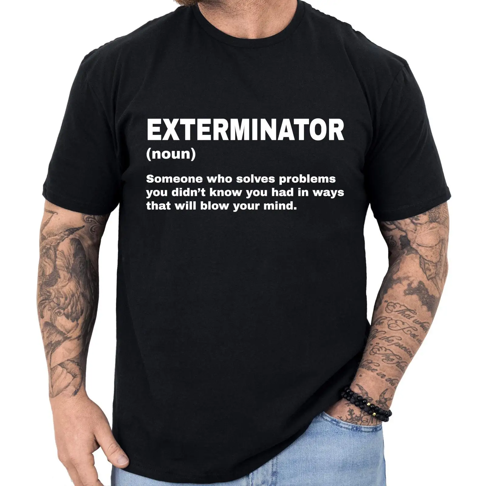 Vintage Fashion Definition - T-shirt Exterminator Definition per uomo, stile