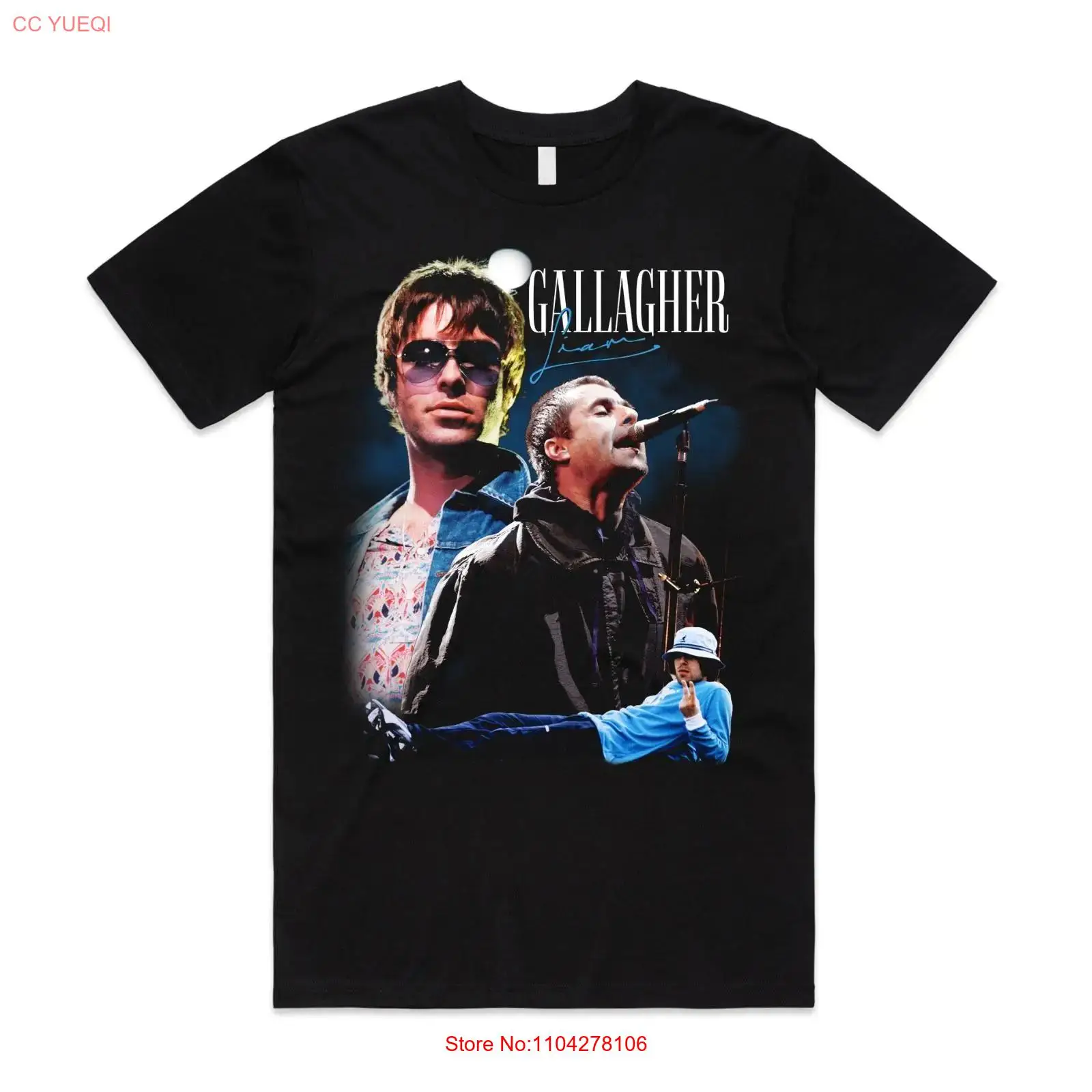 Vintage Fashion Eu - T-shirt Omaggio a Liam Gallagher -