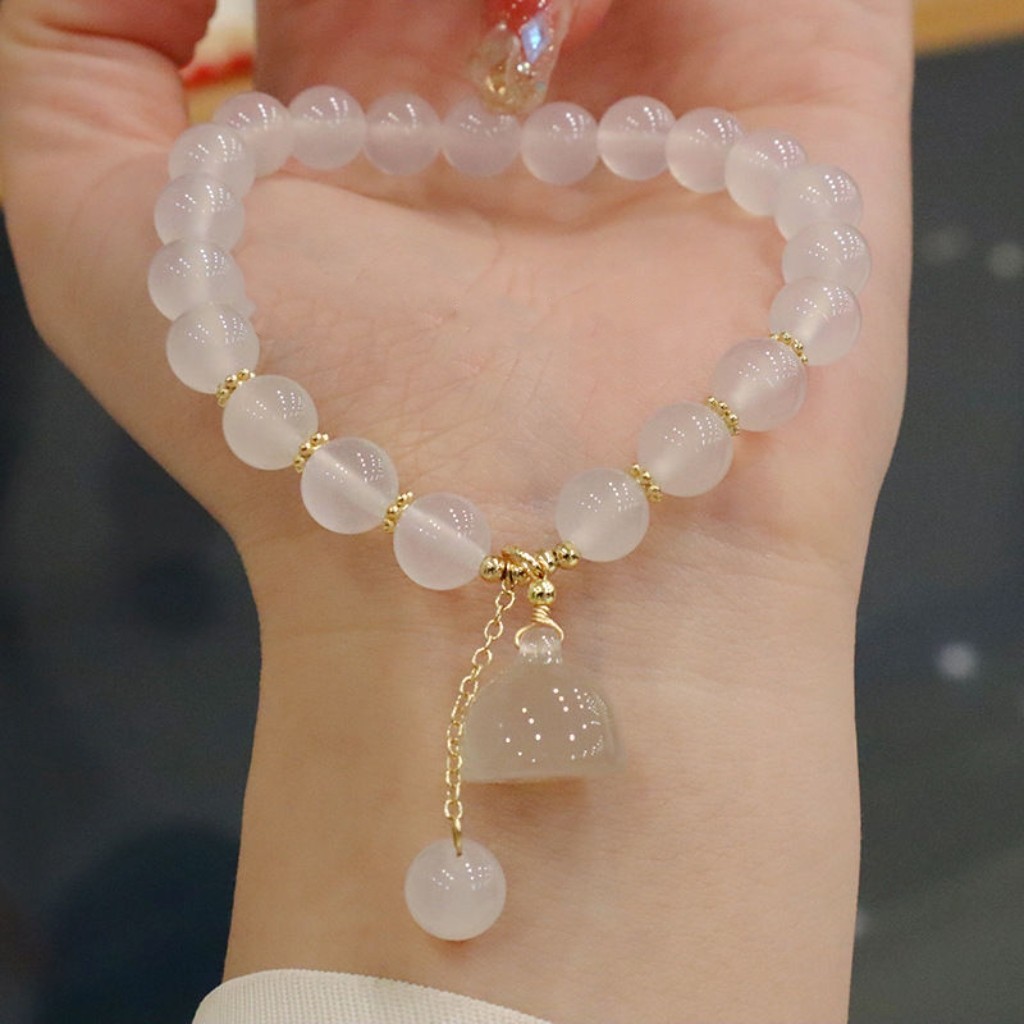 Bracciale in agata bianca con  - Vintage Fashion Tiktok recensione e prezzo