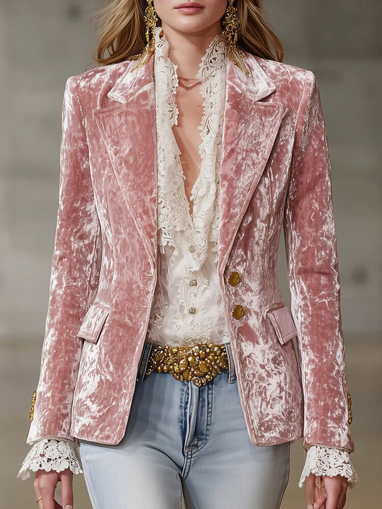 Elegante blazer in velluto da  - Velvet Blazer Vintage recensione e prezzo