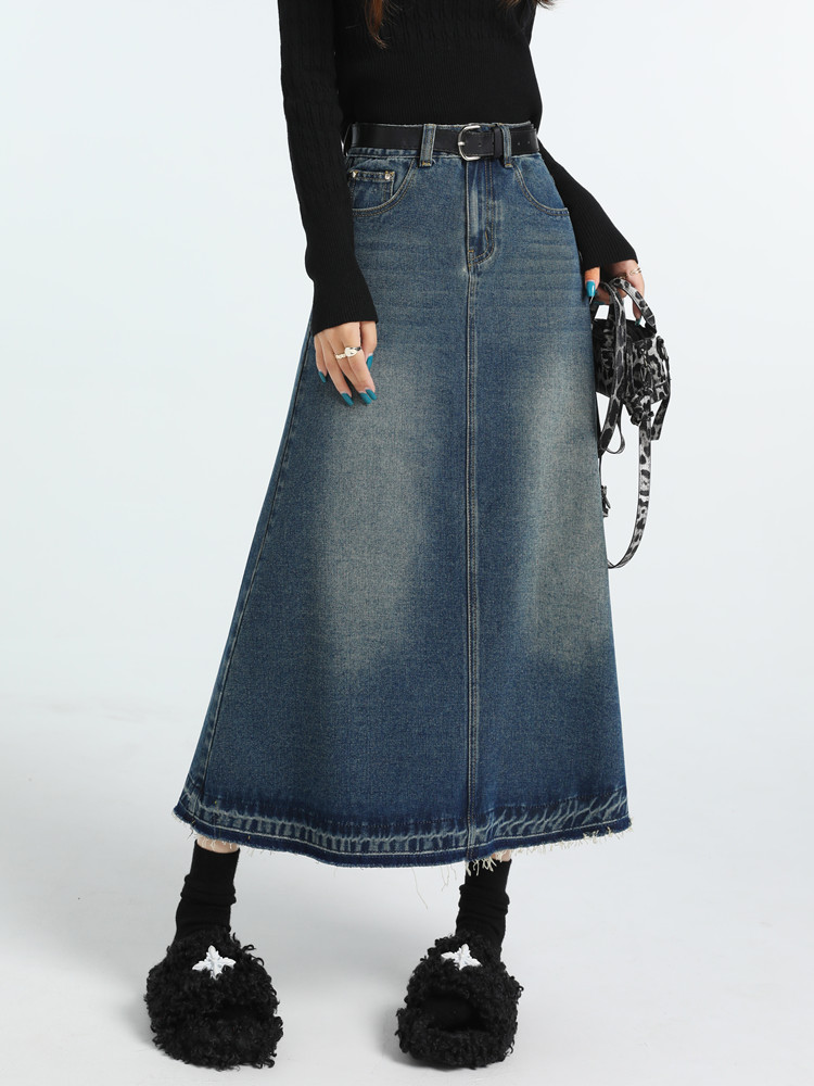 Gonne jeans a trapezio vintage - Denim Skirt Midi Vintage recensione e prezzo