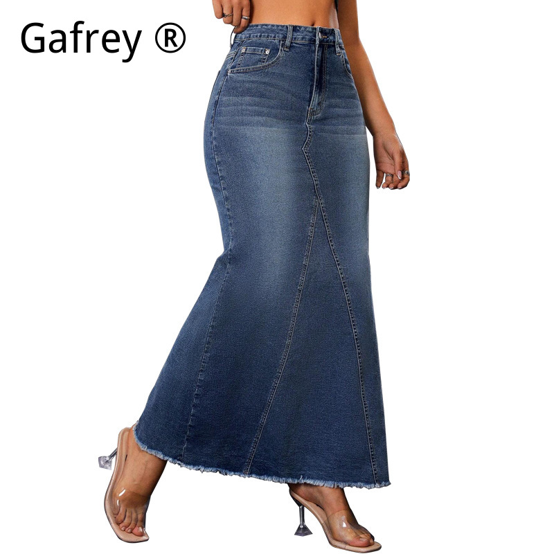 Gonna midi in denim da donna a - Denim Skirt Midi Vintage recensione e prezzo
