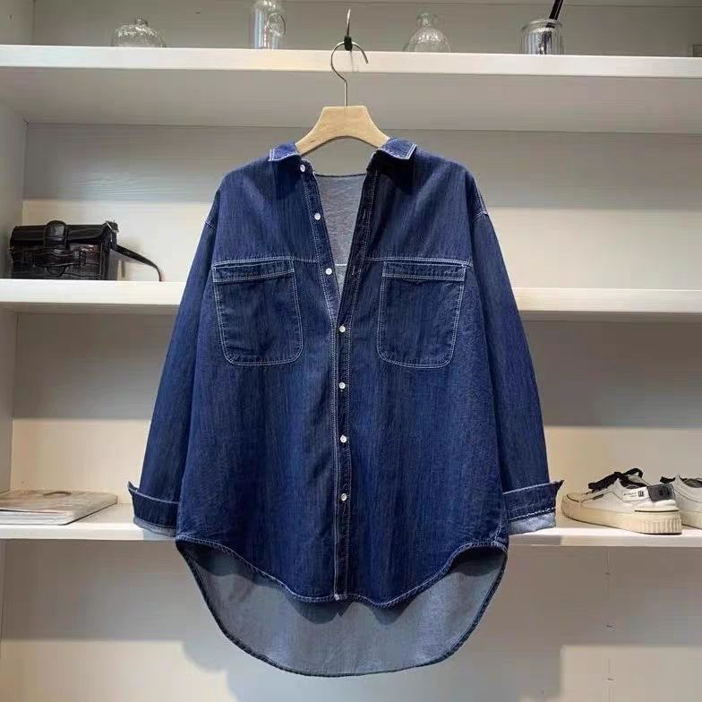 Camicia di jeans da donna blu  - Vintage Fashion Hong Kong recensione e prezzo