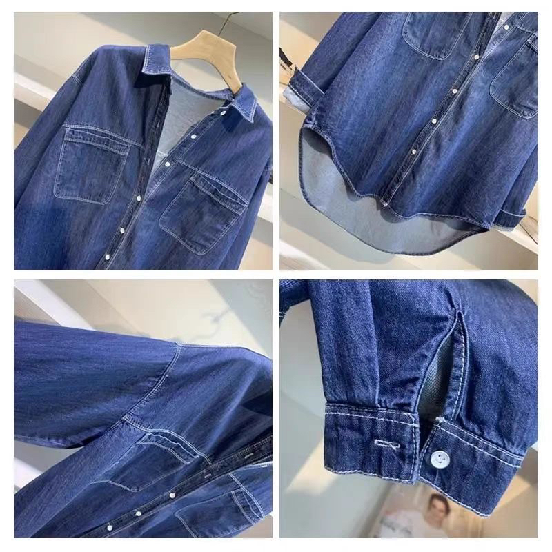 Camicia di jeans da donna blu  - Vintage Fashion Hong Kong recensione e prezzo