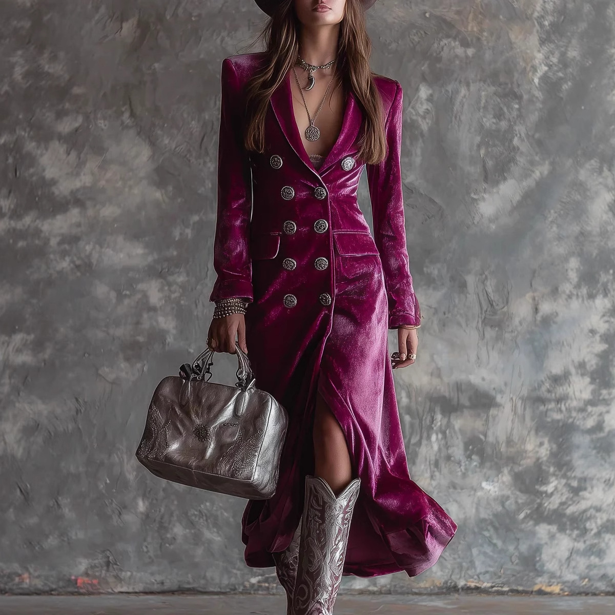 Abito lungo vintage in velluto - Velvet Blazer Vintage recensione e prezzo