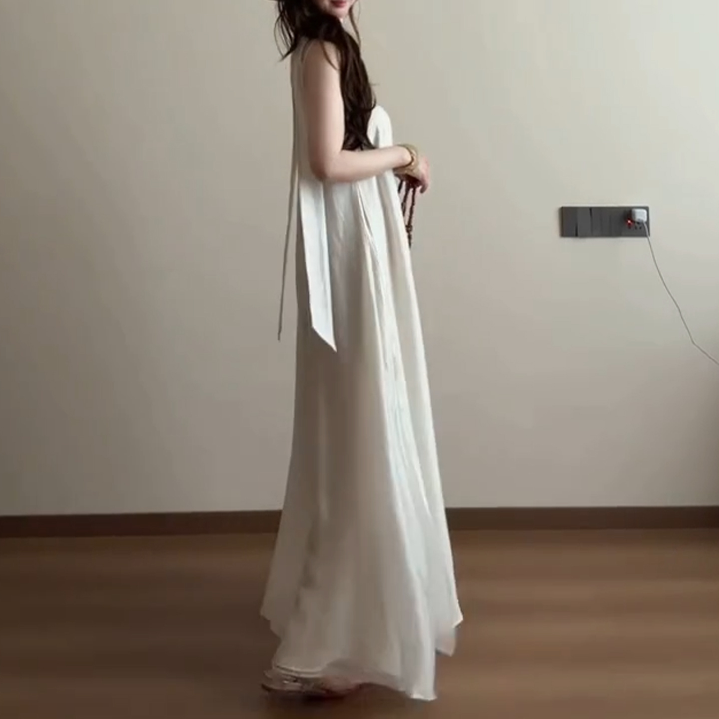 Abito Lungo Estivo Bianco con  - Vintage Fashion Tiktok recensione e prezzo