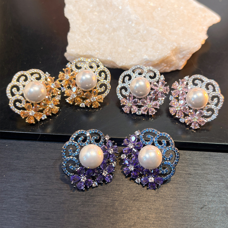 Orecchini a Perno Vintage con  - Vintage Fashion Center recensione e prezzo