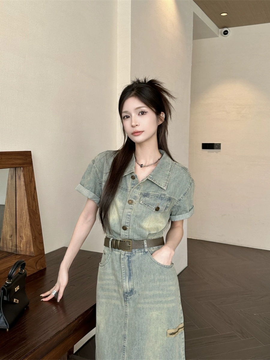 Abito midi in denim vintage am - Denim Skirt Midi Vintage recensione e prezzo