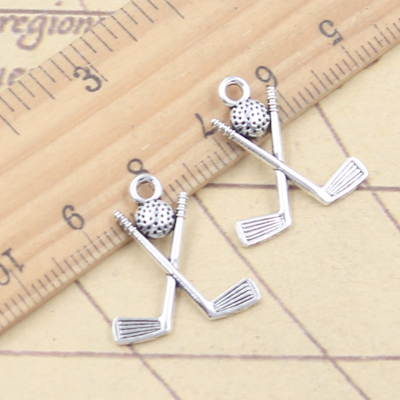 20pcs Charms Hockey Stick Club - Vintage Fashion Club Photos recensione e prezzo