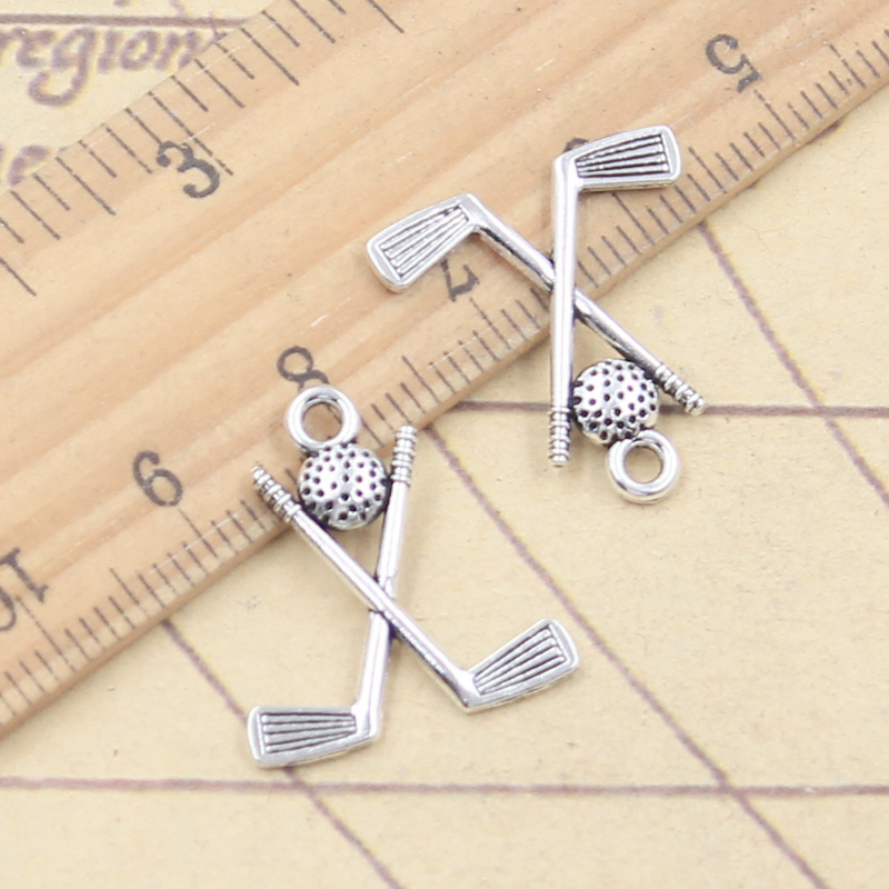 20pcs Charms Hockey Stick Club - Vintage Fashion Club Photos recensione e prezzo