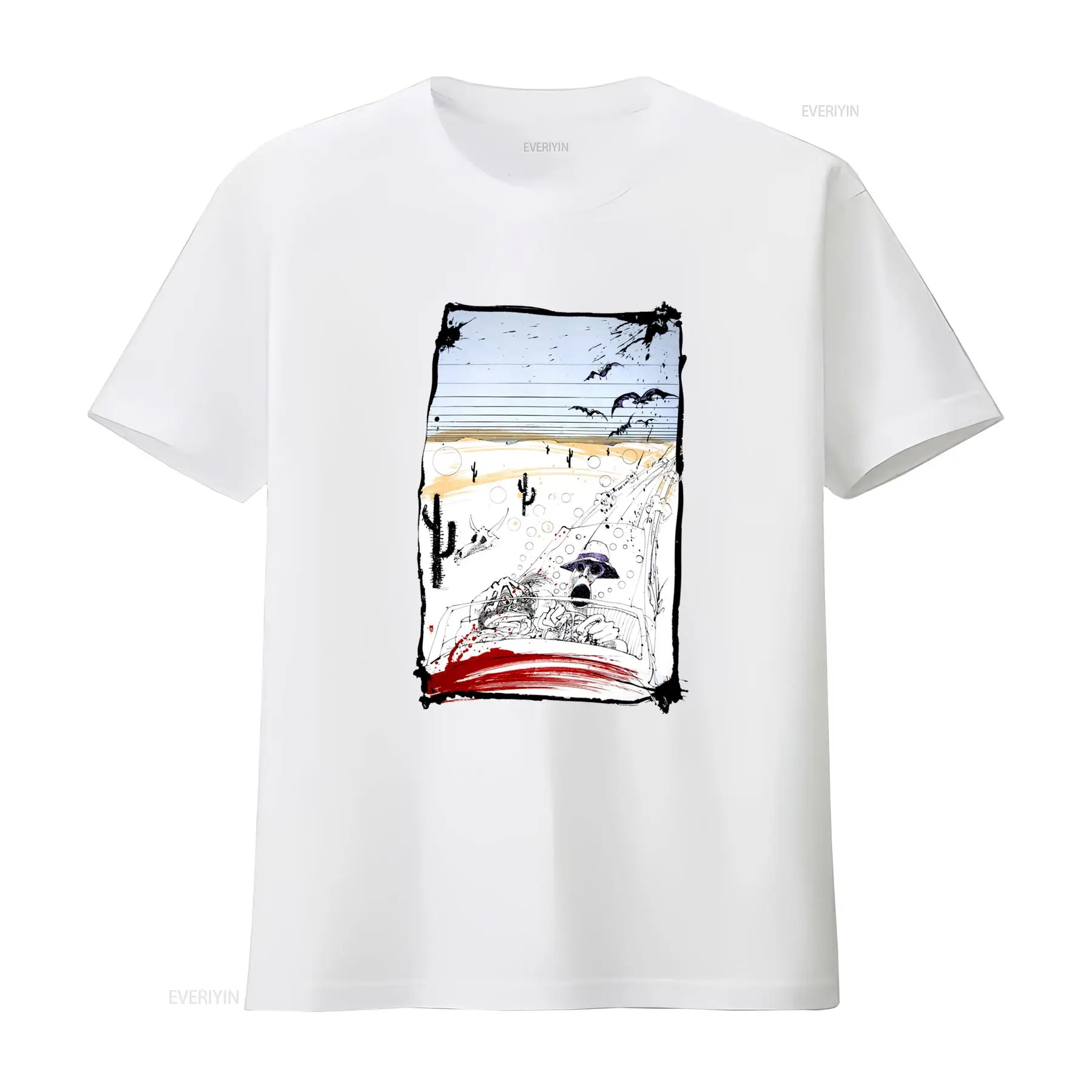 Maglietta Artistica Fear And L - Vintage Fashion Las Vegas recensione e prezzo